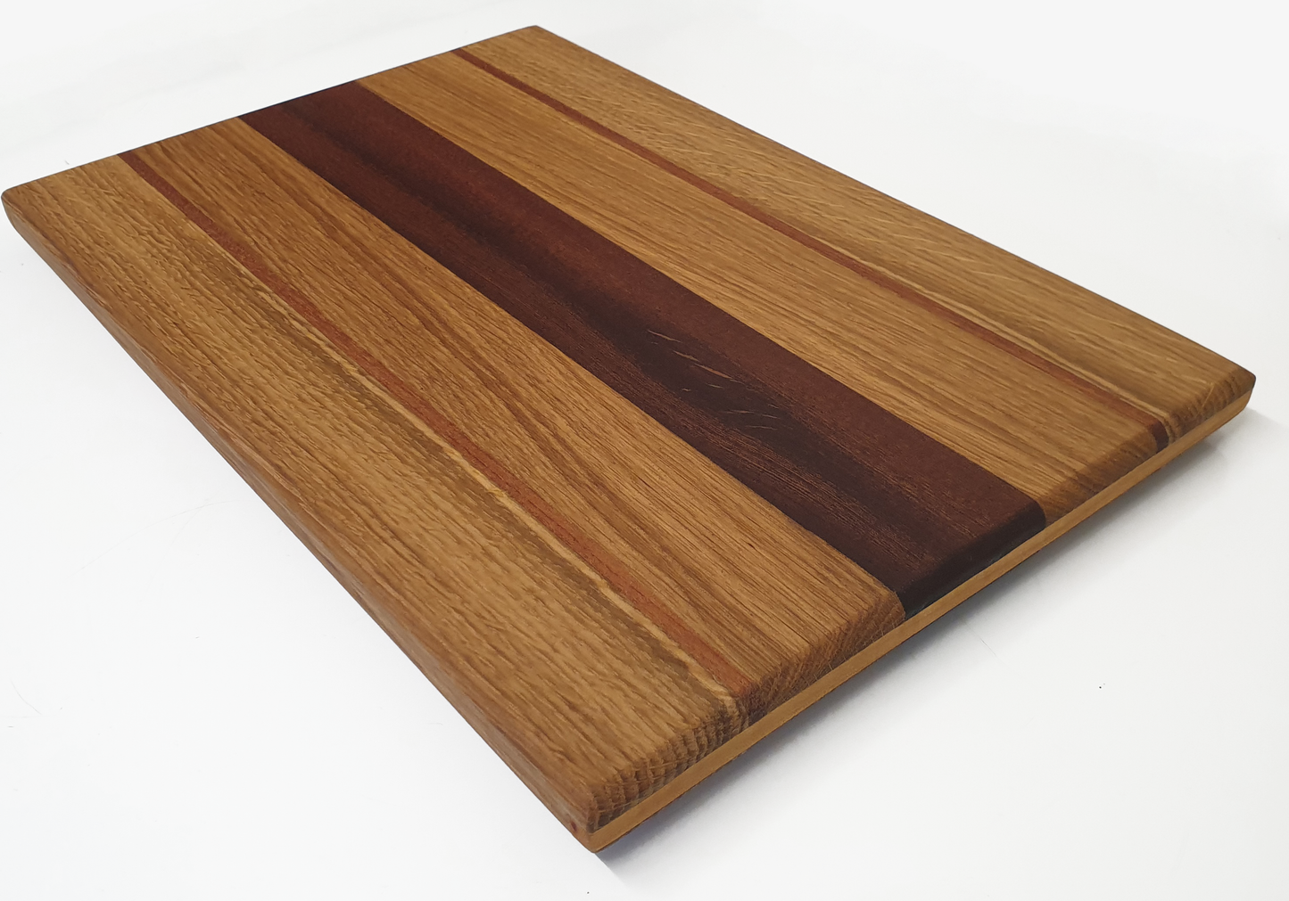 30mm HARDWOOD CHOPPING BOARD - OAK, SAPELE, IROKO & CHERRY