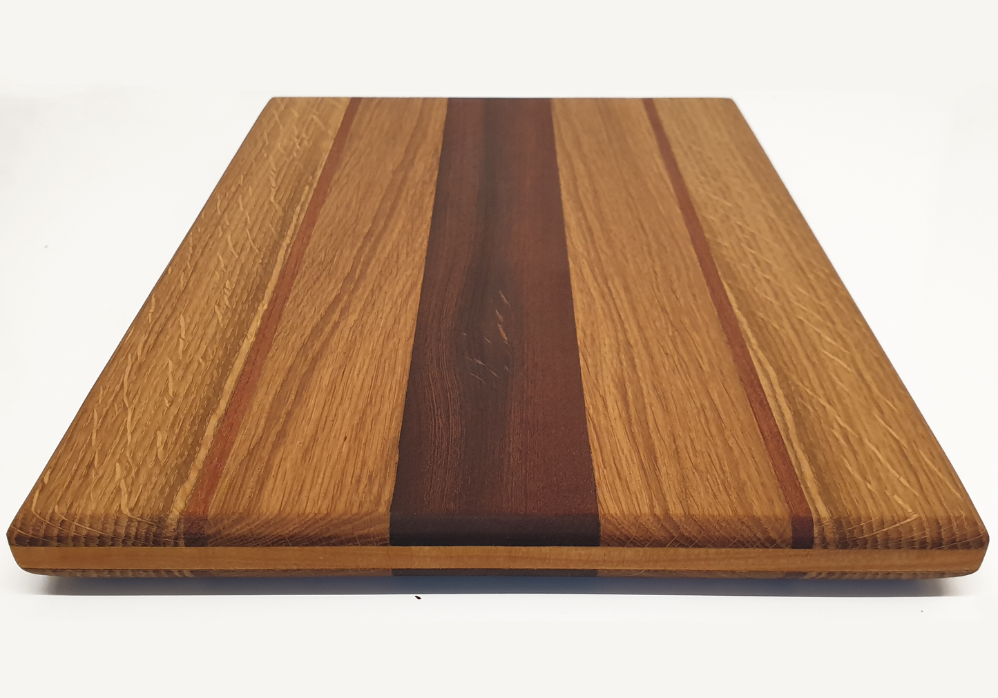 30mm HARDWOOD CHOPPING BOARD - OAK, SAPELE, IROKO & CHERRY