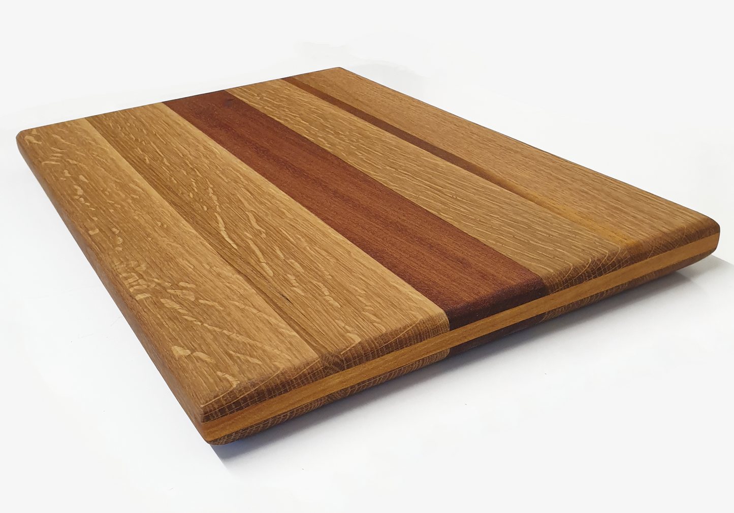 30mm HARDWOOD CHOPPING BOARD - OAK, SAPELE, IROKO & CHERRY