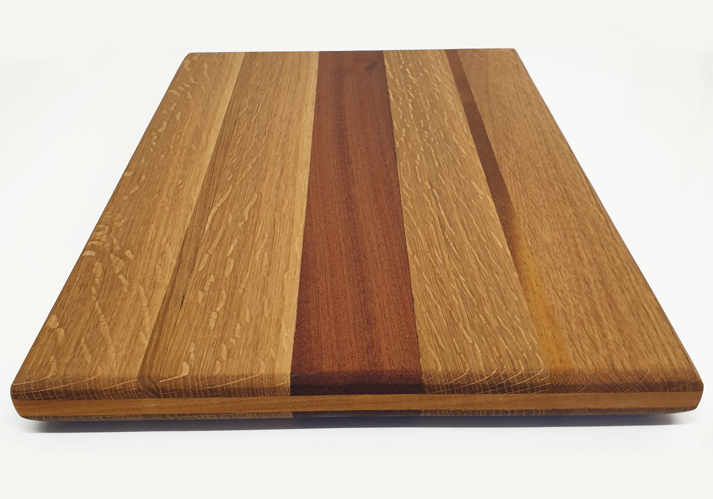 30mm HARDWOOD CHOPPING BOARD - OAK, SAPELE, IROKO & CHERRY